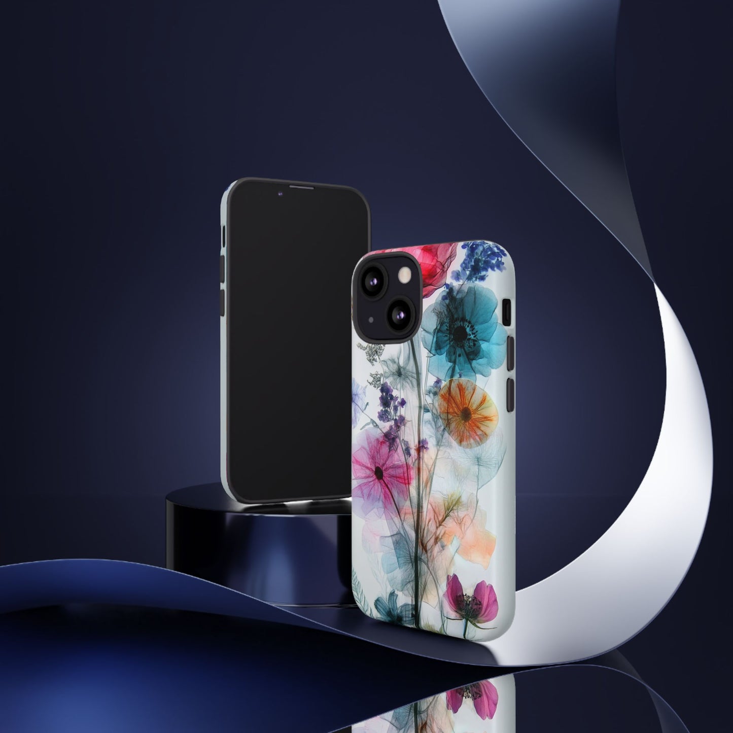 X-Ray Wildflower Phone Tough Cases, iPhone, Google Pixel, Samsung Galaxy