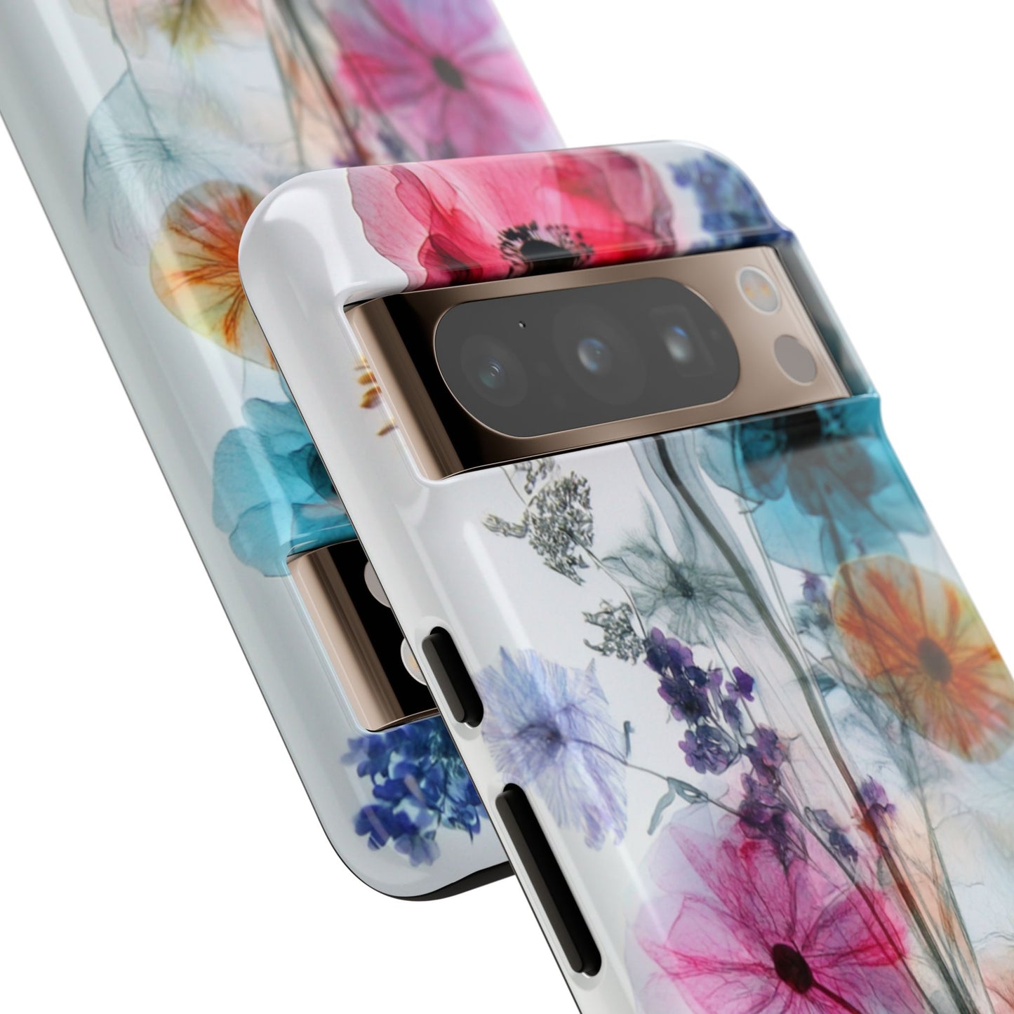 X-Ray Wildflower Phone Tough Cases, iPhone, Google Pixel, Samsung Galaxy