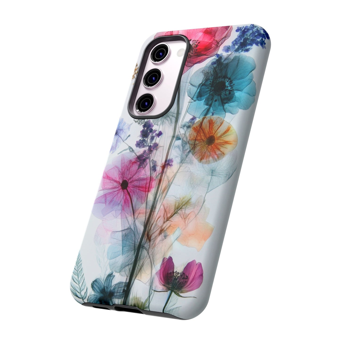 X-Ray Wildflower Phone Tough Cases, iPhone, Google Pixel, Samsung Galaxy