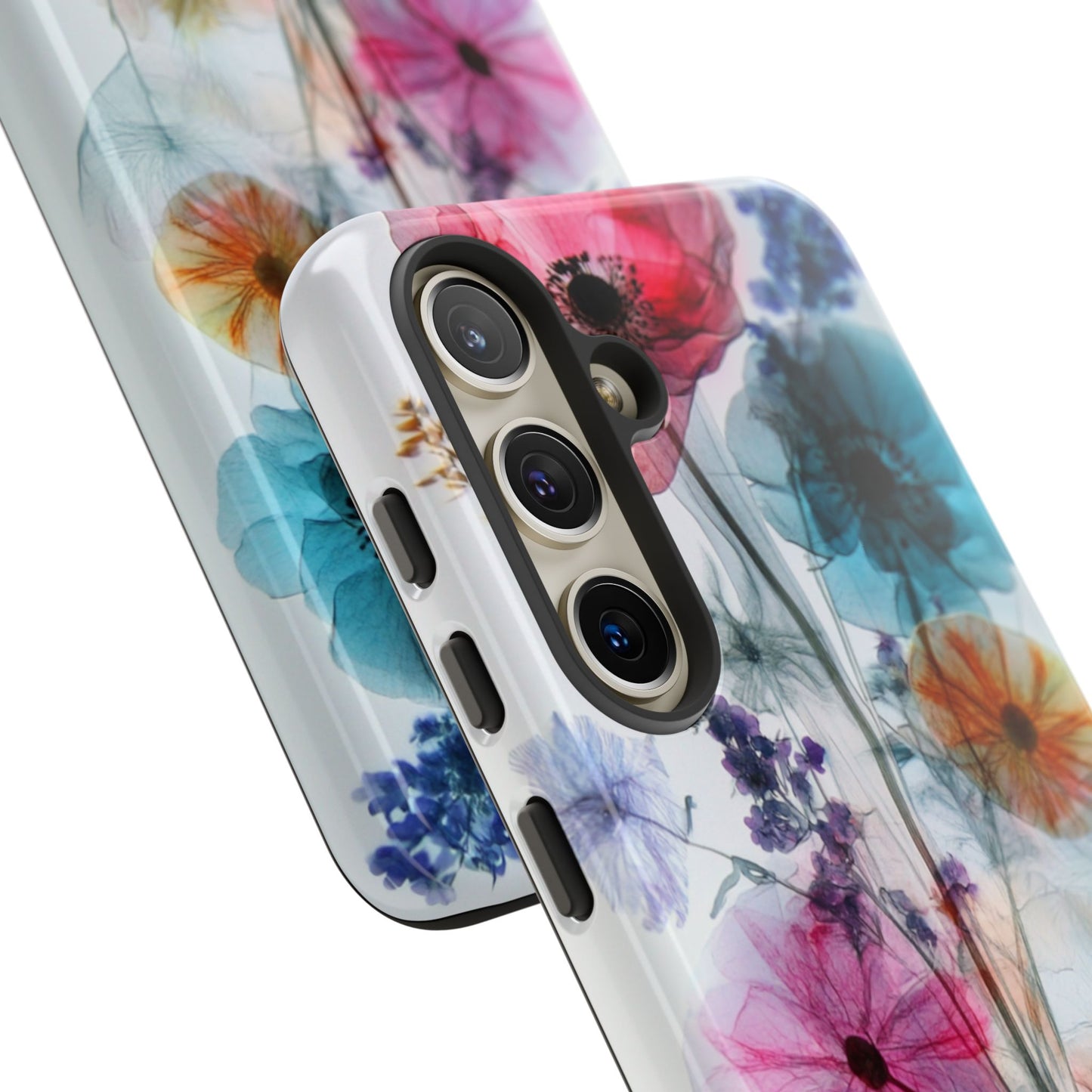 X-Ray Wildflower Phone Tough Cases, iPhone, Google Pixel, Samsung Galaxy