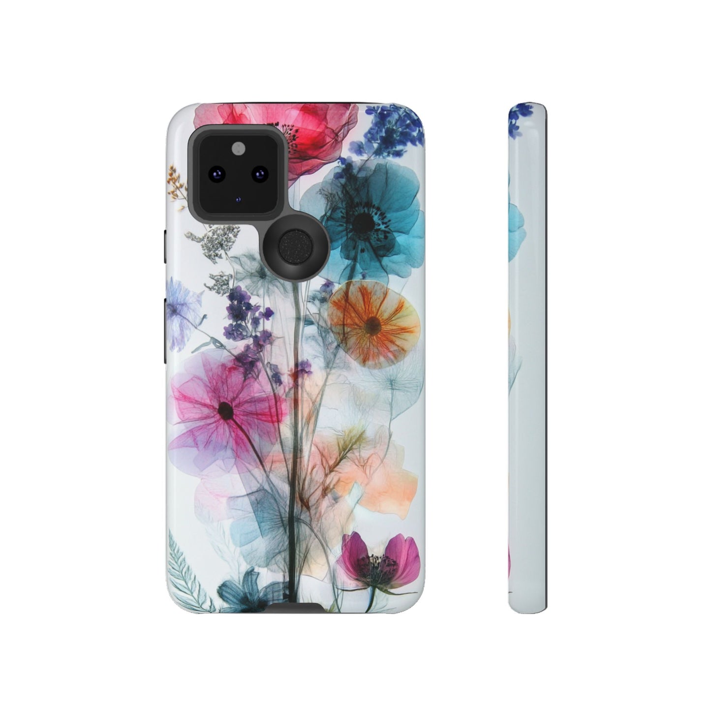 X-Ray Wildflower Phone Tough Cases, iPhone, Google Pixel, Samsung Galaxy