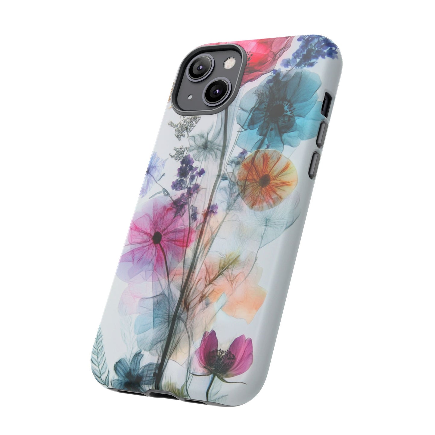 X-Ray Wildflower Phone Tough Cases, iPhone, Google Pixel, Samsung Galaxy