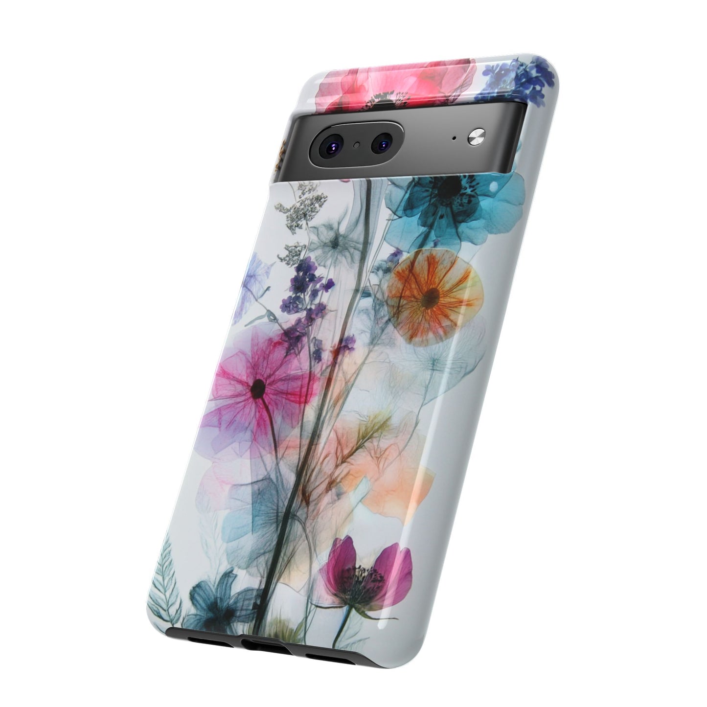 X-Ray Wildflower Phone Tough Cases, iPhone, Google Pixel, Samsung Galaxy