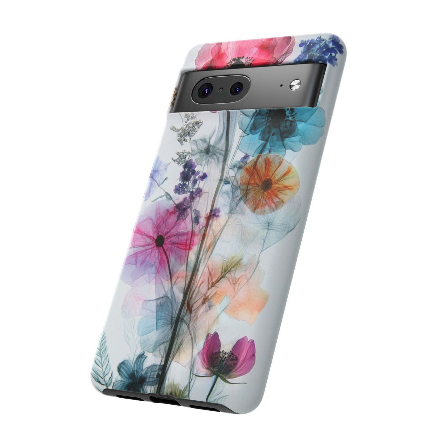 X-Ray Wildflower Phone Tough Cases, iPhone, Google Pixel, Samsung Galaxy