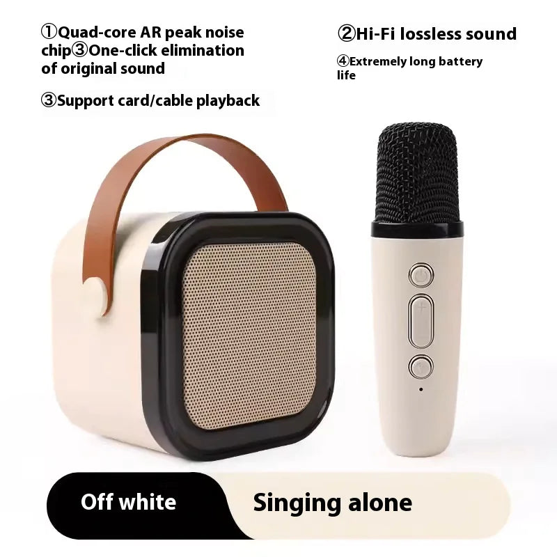 Mini Microphone & Karaoke Machine Wireless Bluetooth