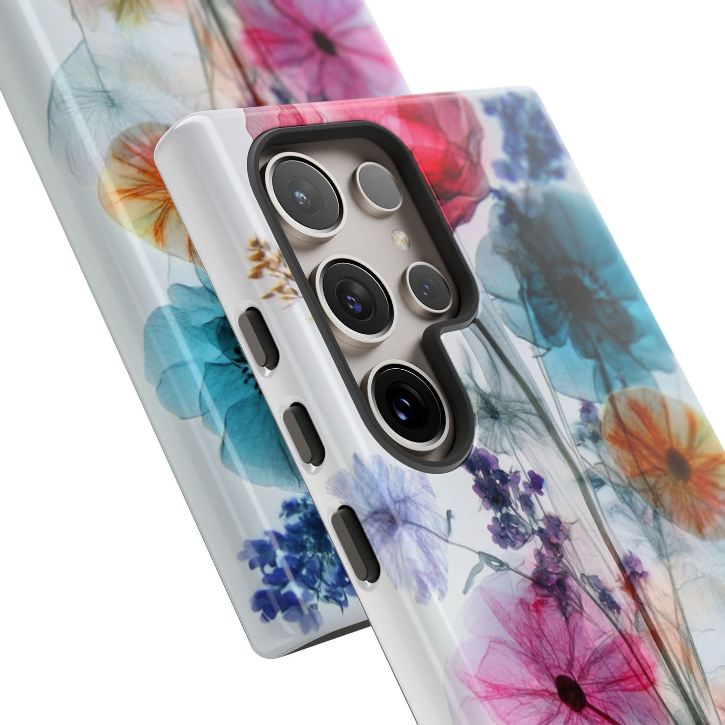 X-Ray Wildflower Phone Tough Cases, iPhone, Google Pixel, Samsung Galaxy