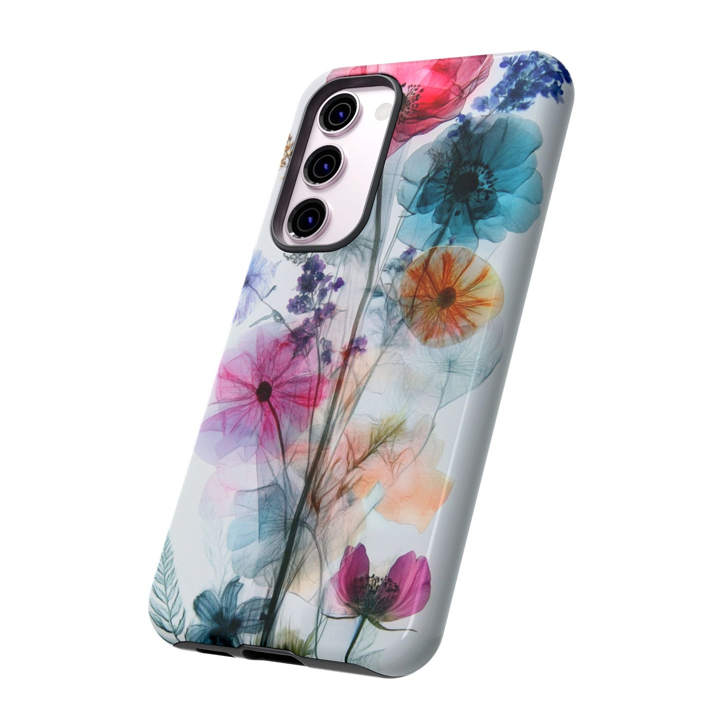 X-Ray Wildflower Phone Tough Cases, iPhone, Google Pixel, Samsung Galaxy