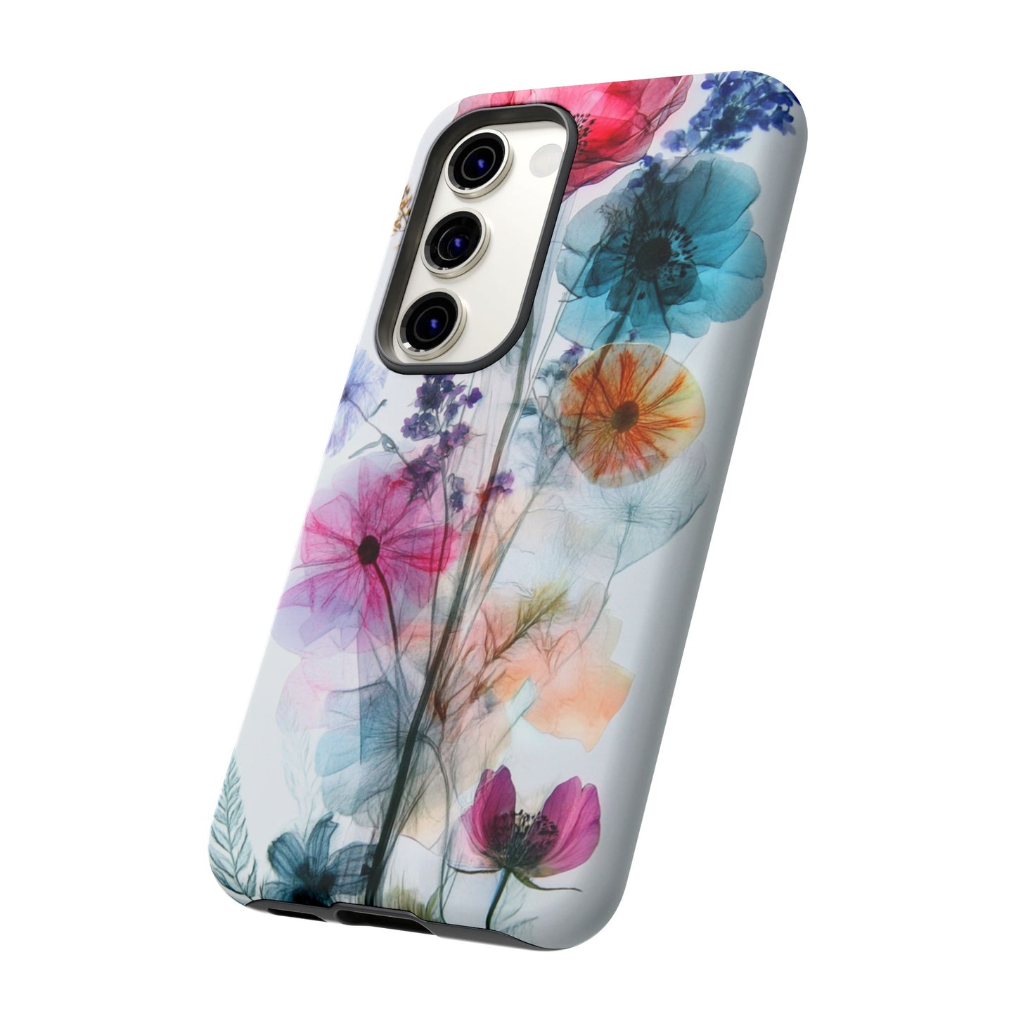 X-Ray Wildflower Phone Tough Cases, iPhone, Google Pixel, Samsung Galaxy