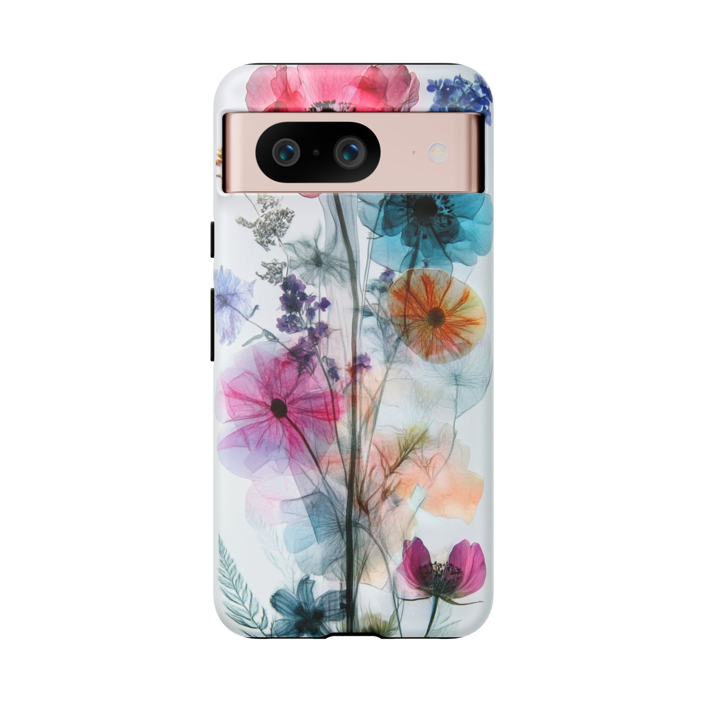 X-Ray Wildflower Phone Tough Cases, iPhone, Google Pixel, Samsung Galaxy