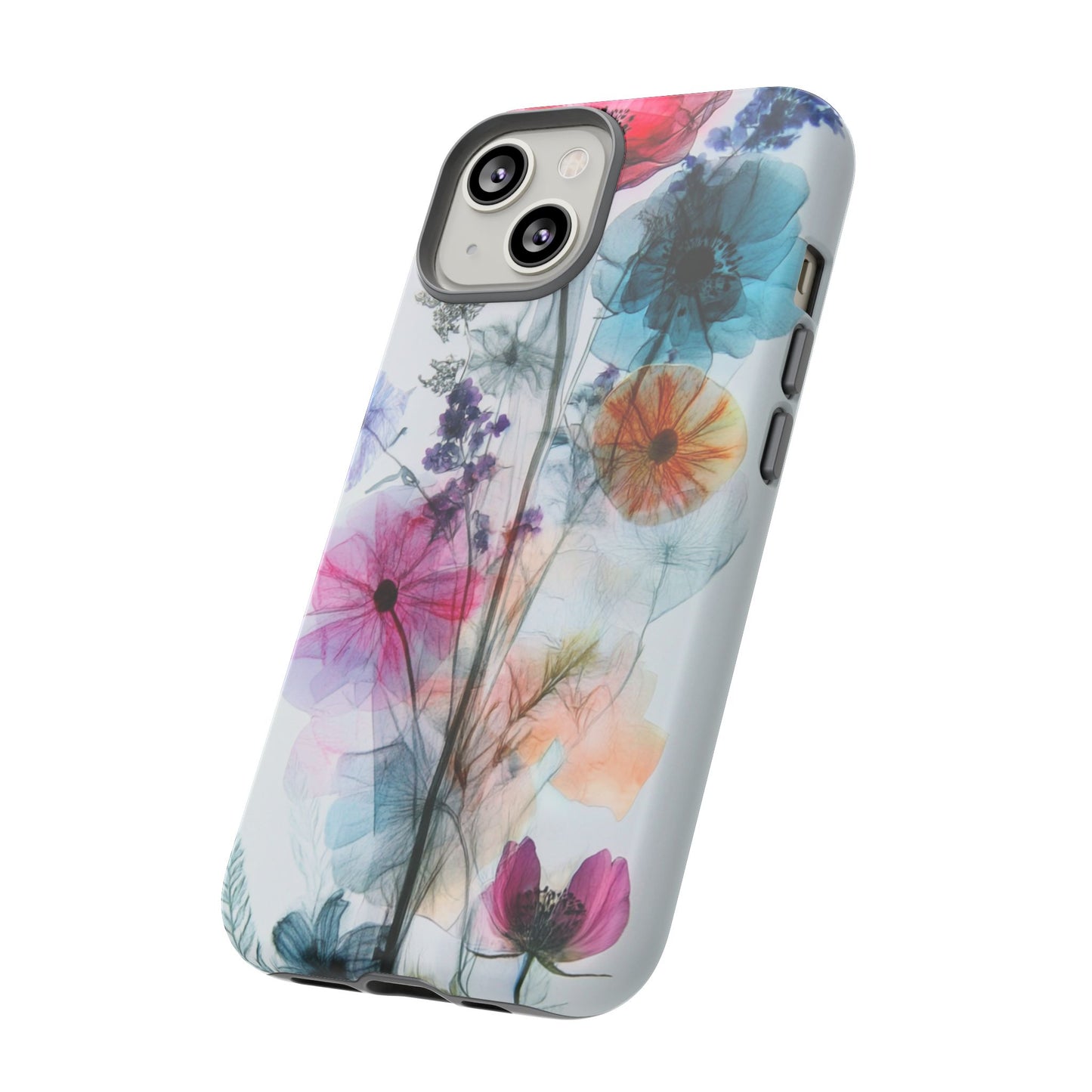 X-Ray Wildflower Phone Tough Cases, iPhone, Google Pixel, Samsung Galaxy