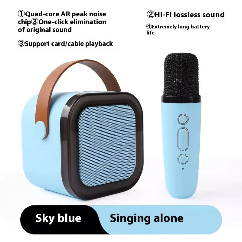 Mini Microphone & Karaoke Machine Wireless Bluetooth