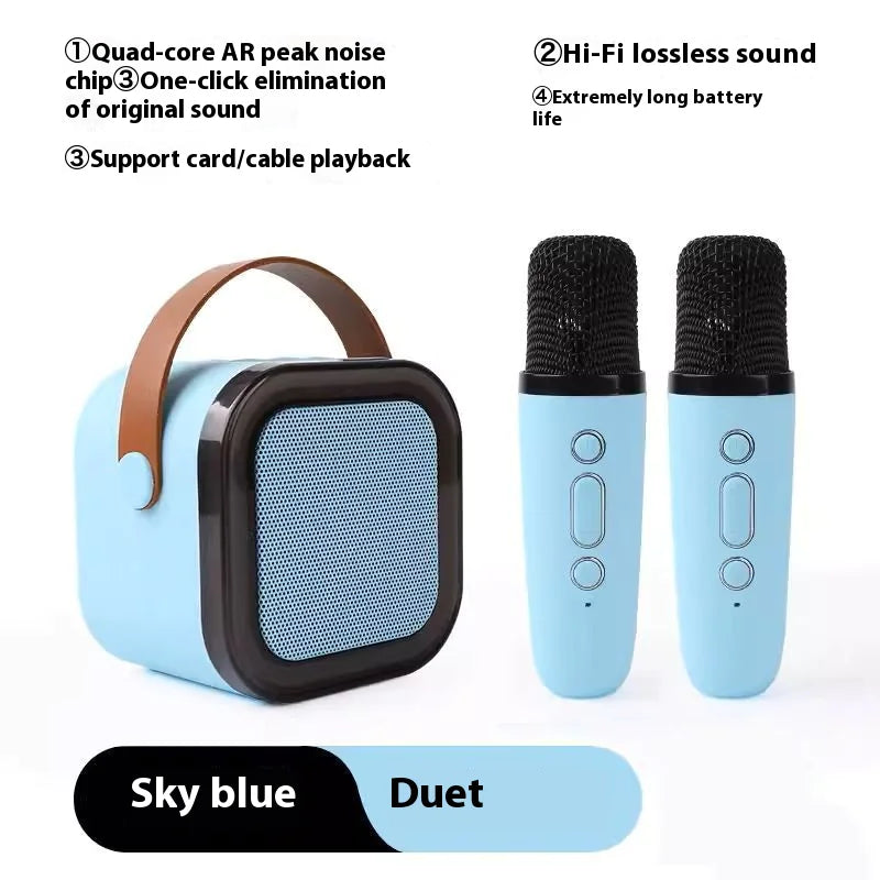 Mini Microphone & Karaoke Machine Wireless Bluetooth