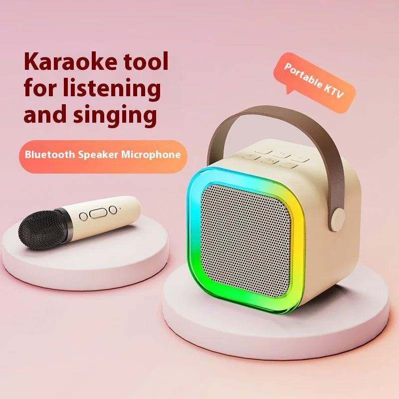 Mini Microphone & Karaoke Machine Wireless Bluetooth